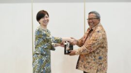 Kepala Perwakilan Japan International Cooperation Agency (JICA) di Jakarta yang baru, Ms. Takeda Sachiko mengunjungi Universitas Darma Persada (UNSADA). (Dok. Universitas Darma Persada)