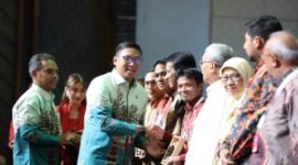 Wakil Menteri Pertanian (Wamentan) Sudaryono dalam acara Perkebunan Indonesia Expo (Bunex) 2024. (Dok. Kementerian Pertanian)