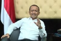 Menteri Energi dan Sumber Daya Mineral (ESDM) Bahlil Lahadalia. (Dok. dpmpt.kulonprogokab.go.id)