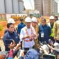 Presiden Joko Widodo usai meresmikan injeksi bauksit perdana di Smelter Grade Alumina Refinery (SGAR) di Mempawah, Kalimantan Barat, Selasa (24/9/2024). (Dok. esdm.go.id)