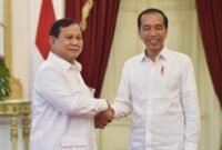 Prabowo Subianto dan Presiden Jokowi. (Dok. Setneg.go.id)