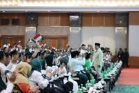 Presiden RI terpilih Prabowo Subianto menghadiri acara 'Forum Legislator PKB' yang digelar di Grand Sahid Jaya, Jakarta. (Dok. Tim Media Prabowo)

