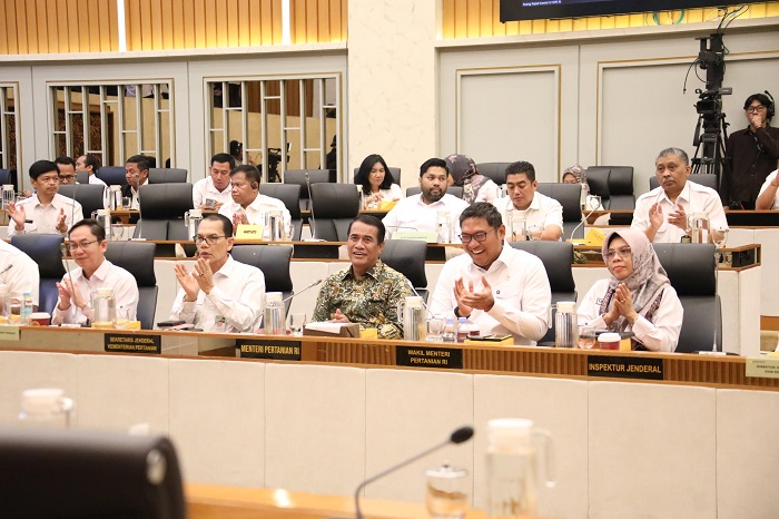 Menteri Pertanian Andi Amran Sulaiman saat Rapat Kerja Komisi IV DPR RI. (Dok. Kementan)